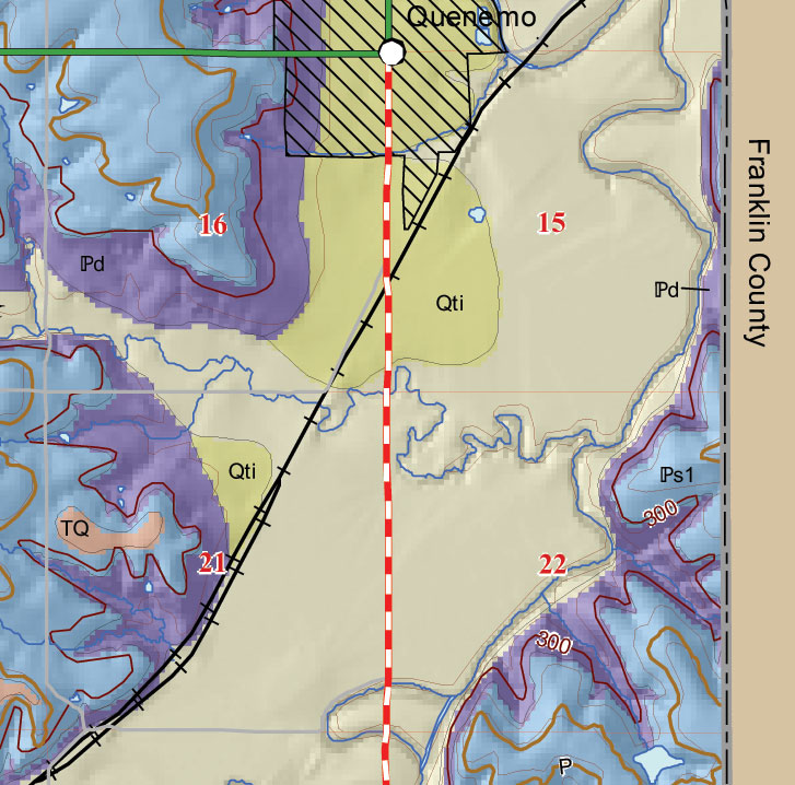 small geologic map