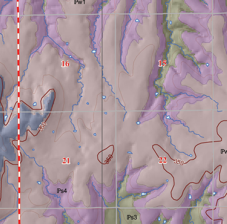 small geologic map