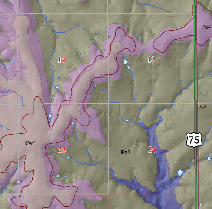 small geologic map