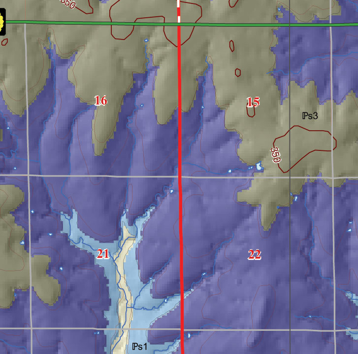 small geologic map