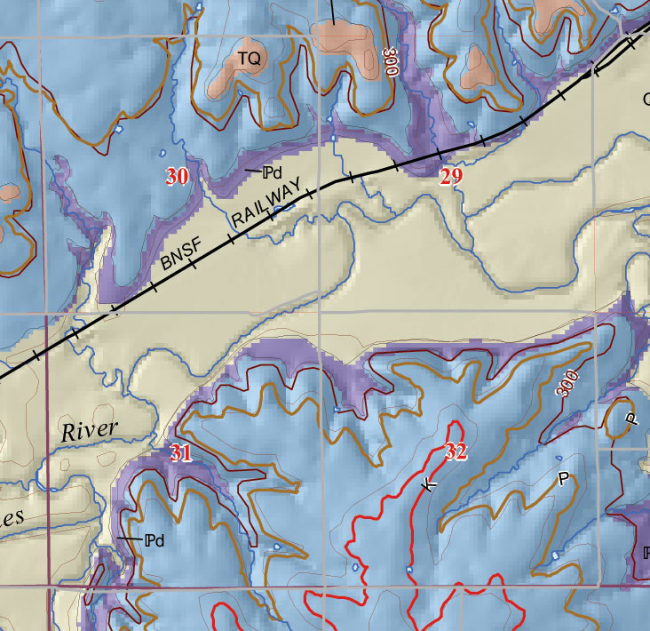 small geologic map