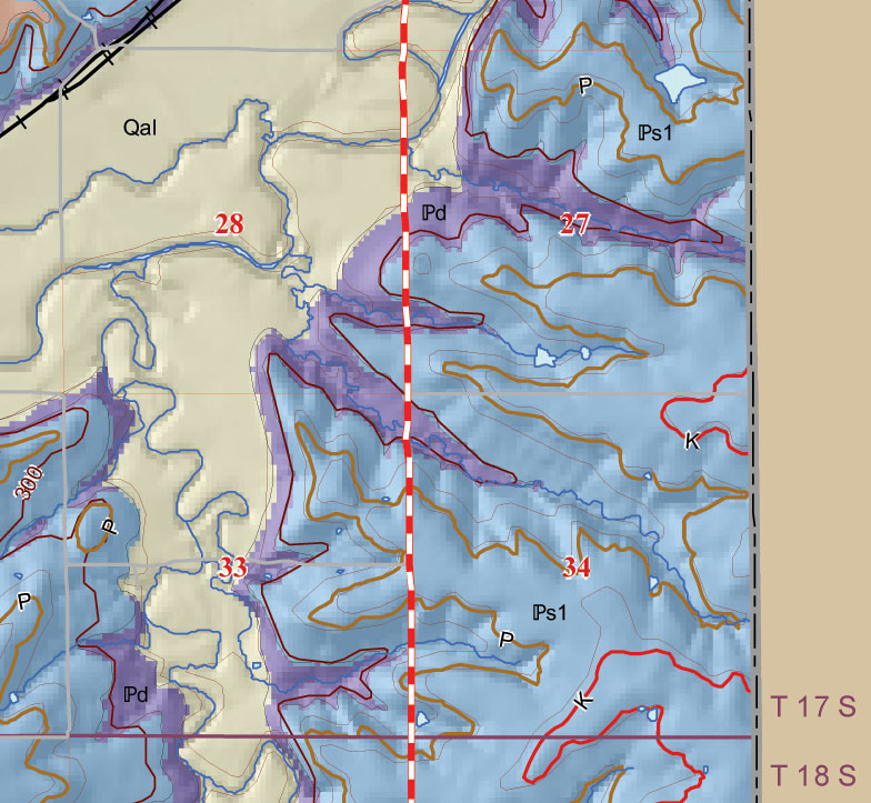 small geologic map