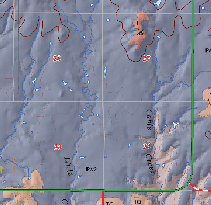 small geologic map