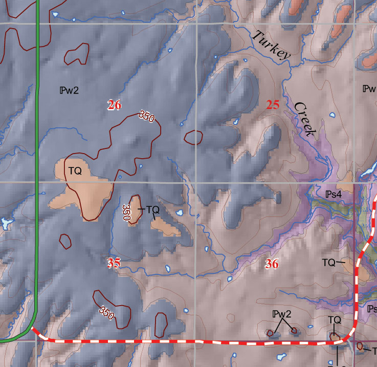 small geologic map