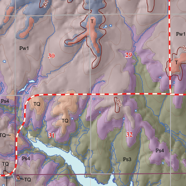 small geologic map