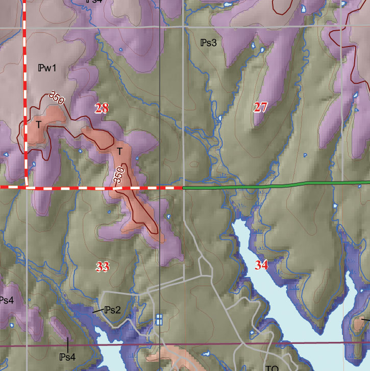 small geologic map