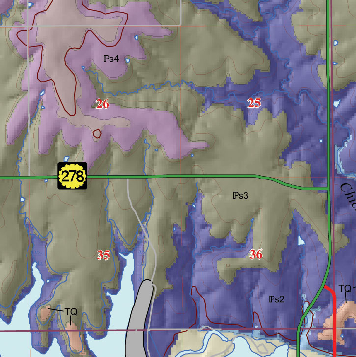 small geologic map