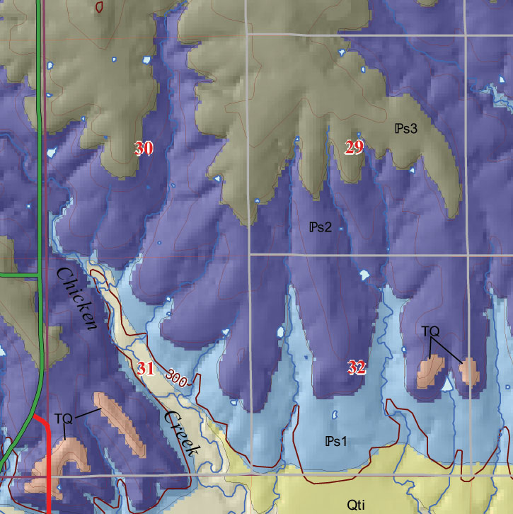 small geologic map