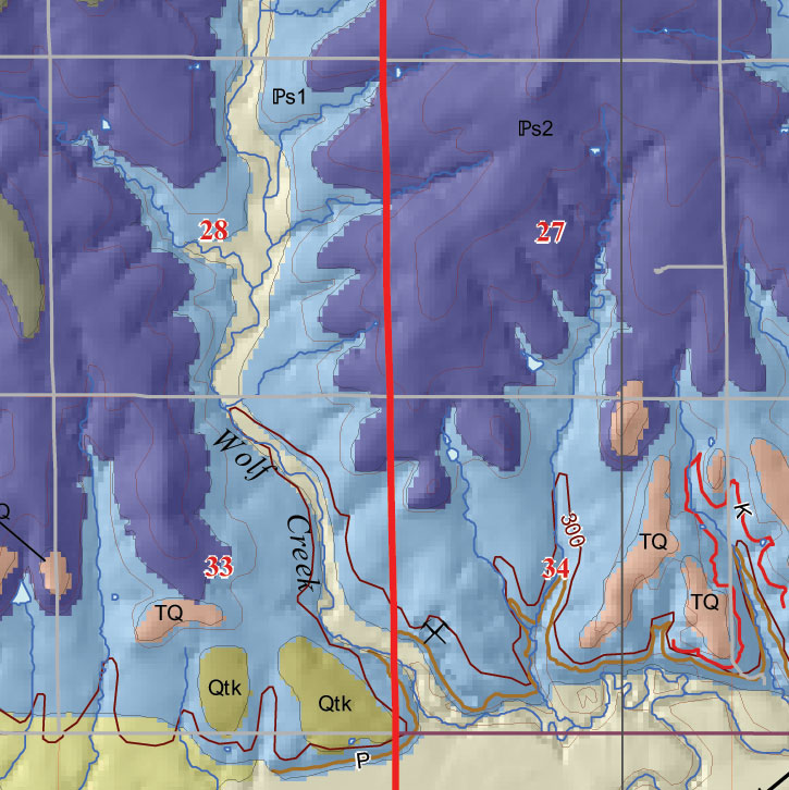 small geologic map