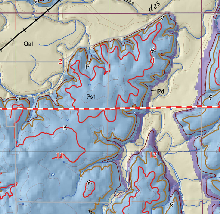 small geologic map