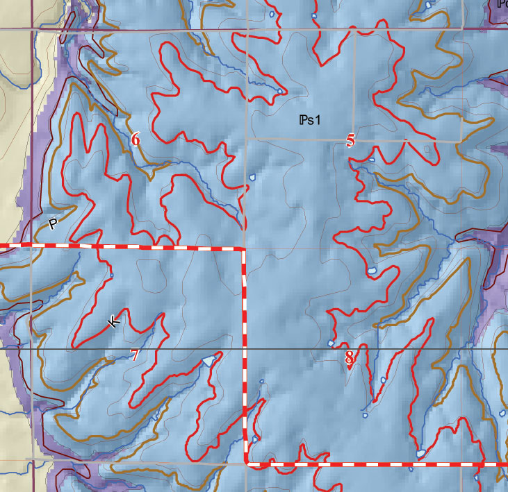 small geologic map