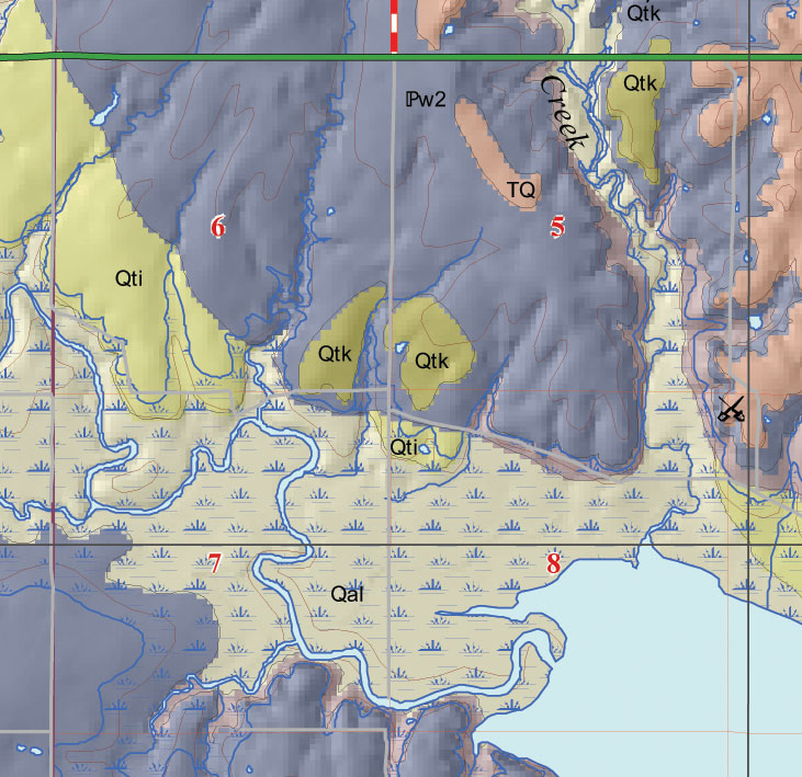 small geologic map