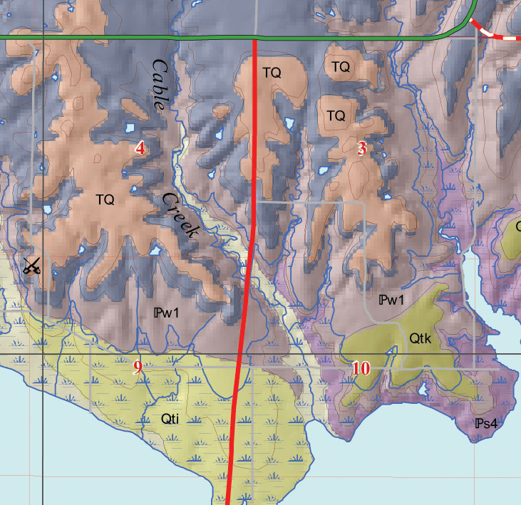 small geologic map