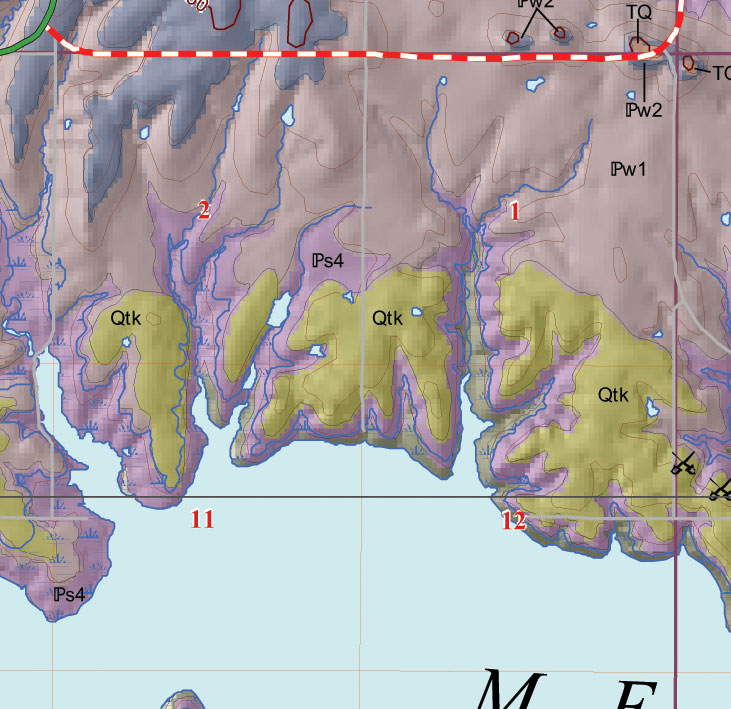 small geologic map