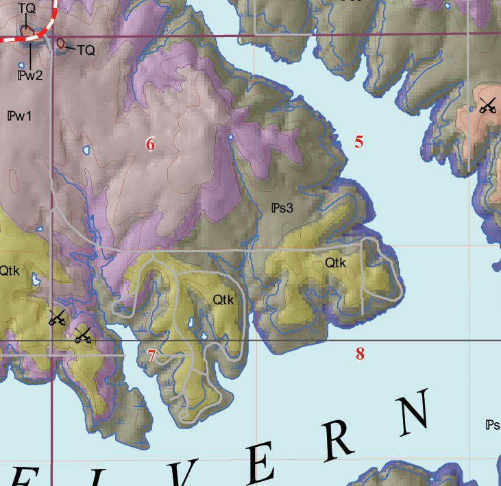 small geologic map