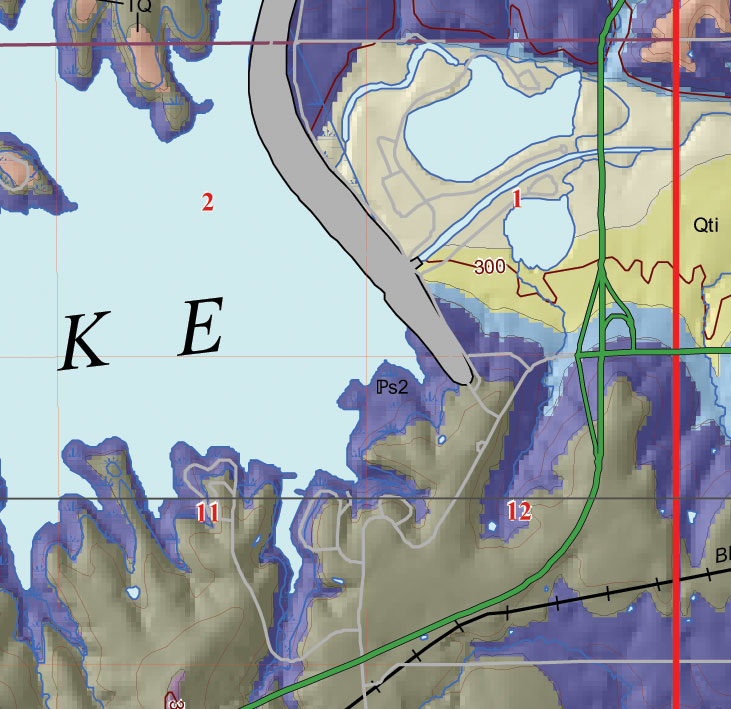 small geologic map