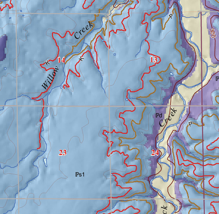 small geologic map