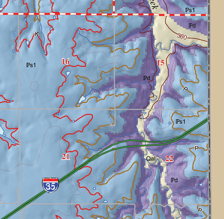 small geologic map