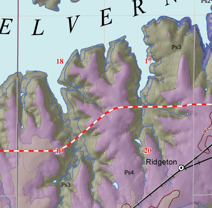 small geologic map