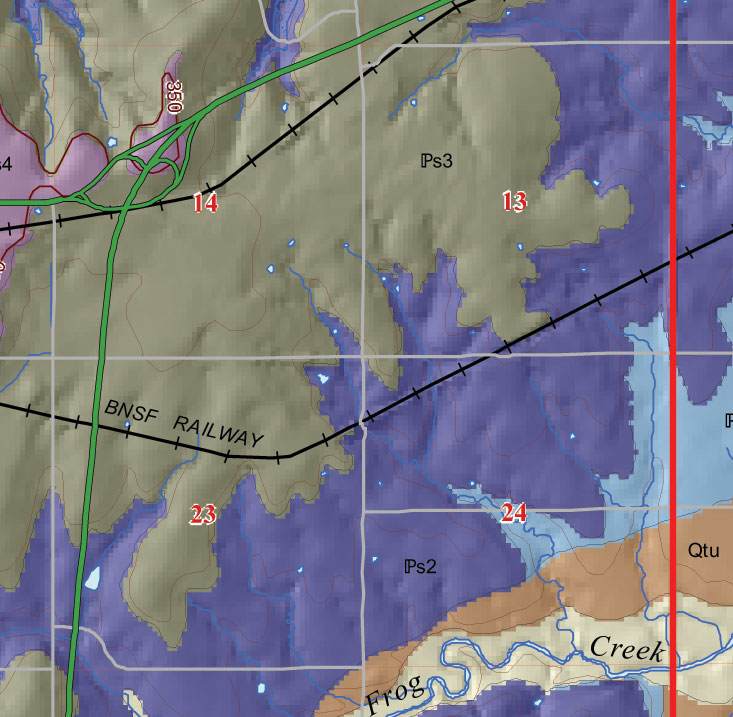 small geologic map