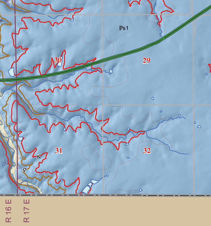 small geologic map