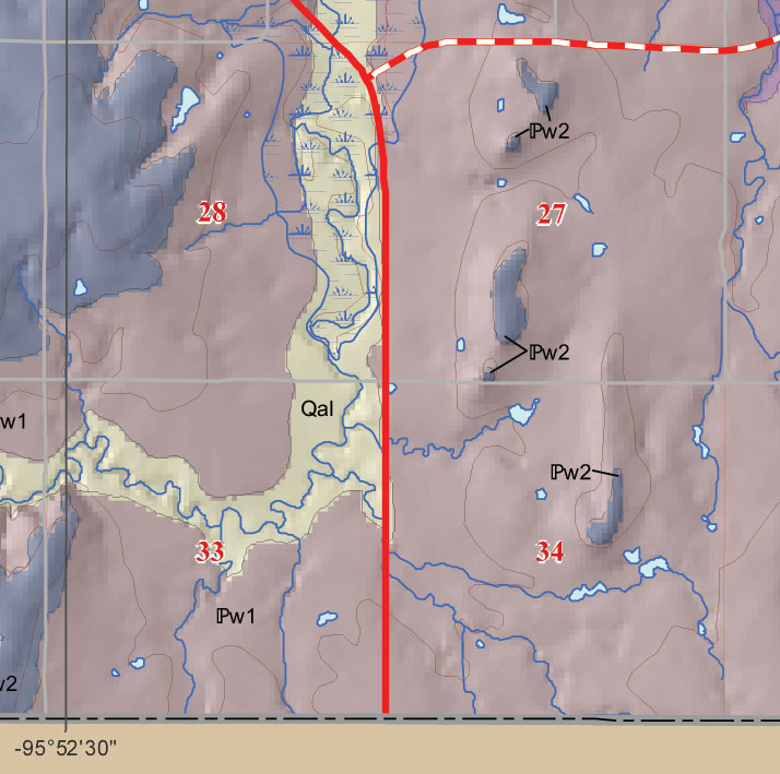 small geologic map