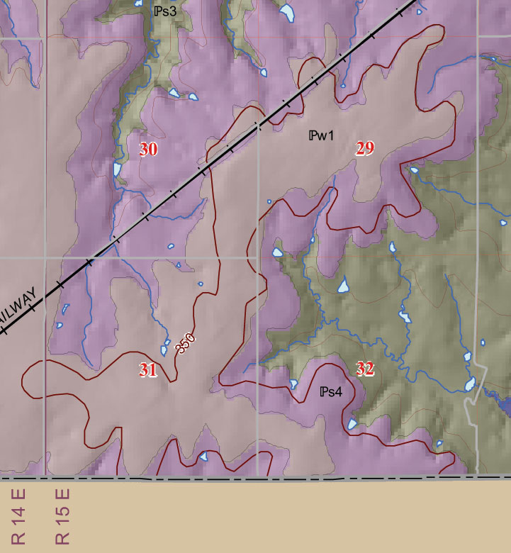 small geologic map