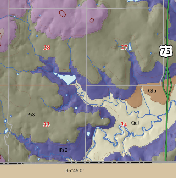 small geologic map