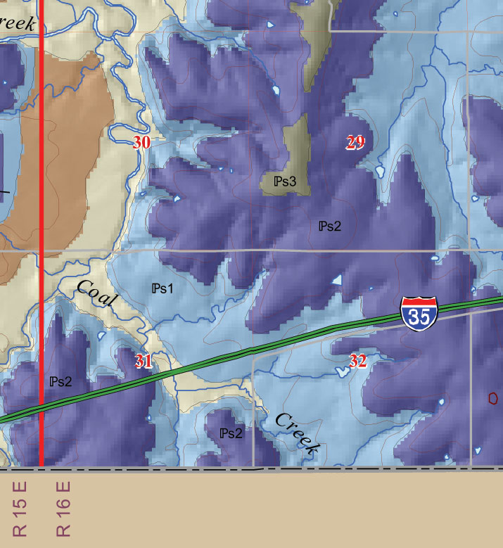 small geologic map