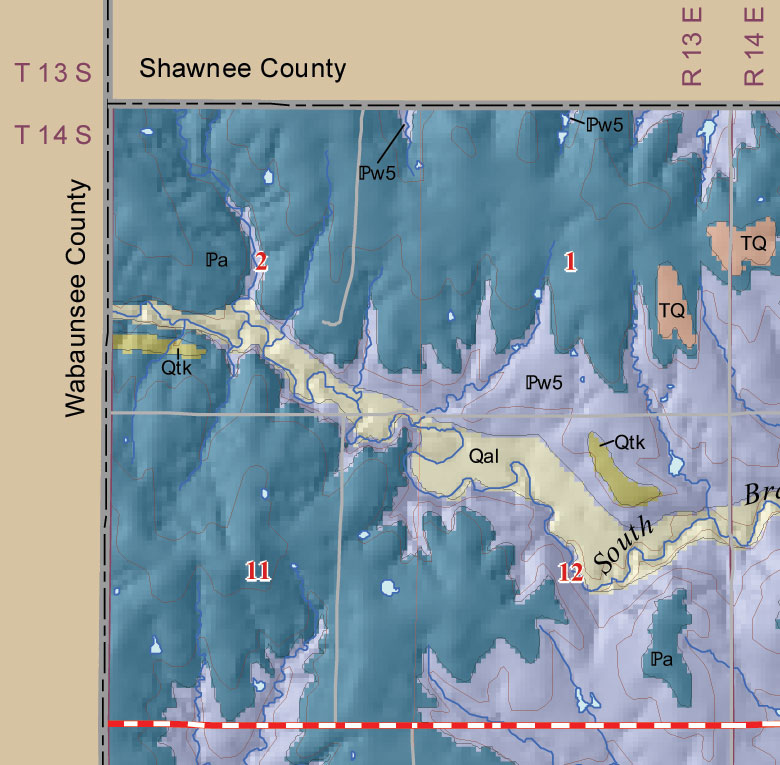 small geologic map