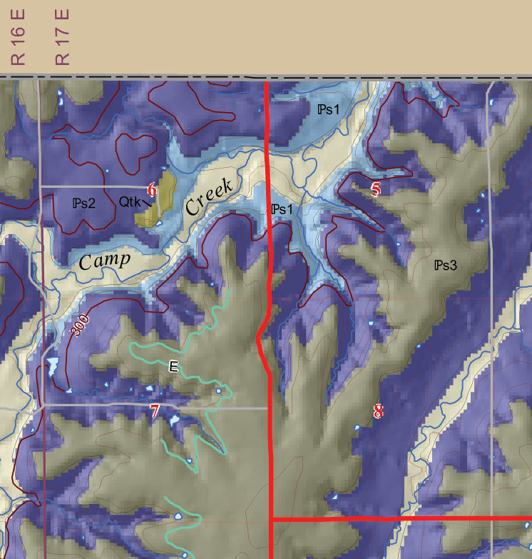 small geologic map