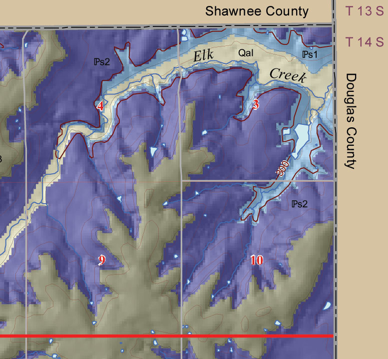 small geologic map