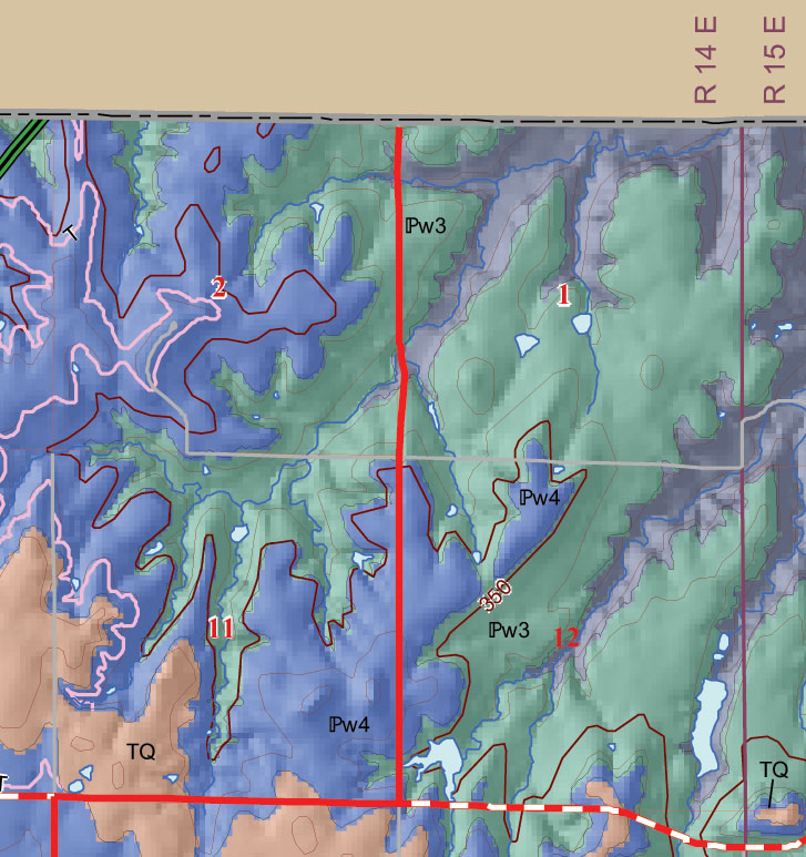 small geologic map