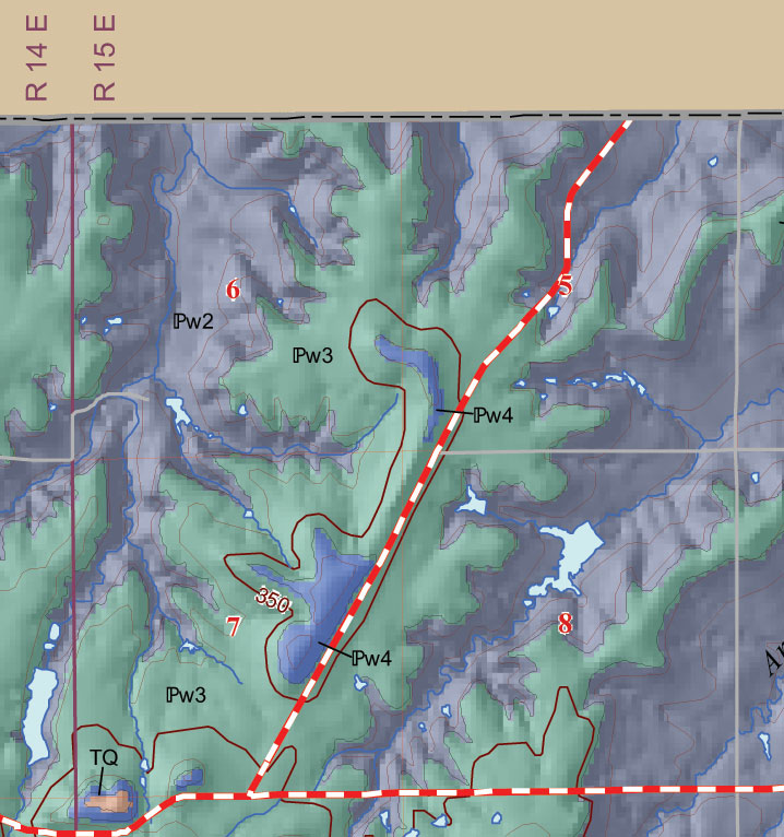 small geologic map