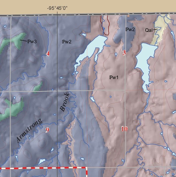 small geologic map