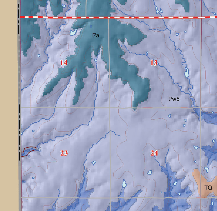 small geologic map