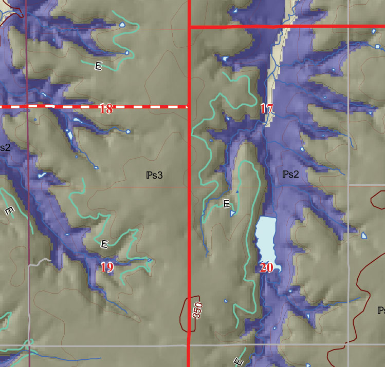 small geologic map