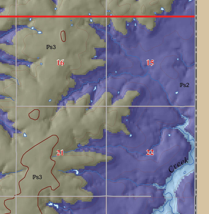 small geologic map