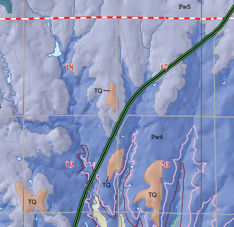 small geologic map