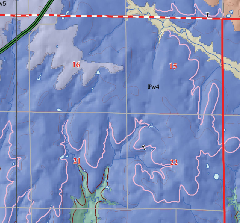 small geologic map