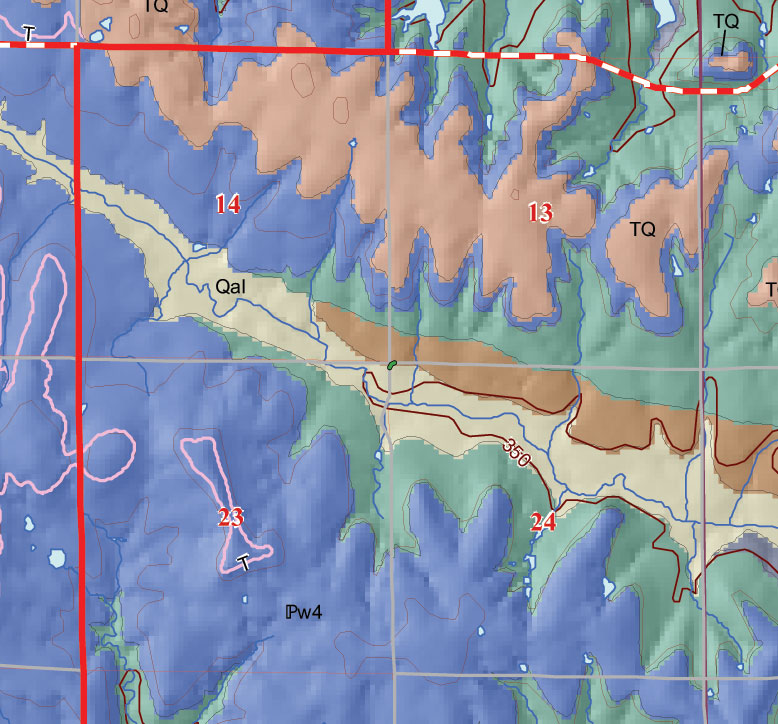 small geologic map