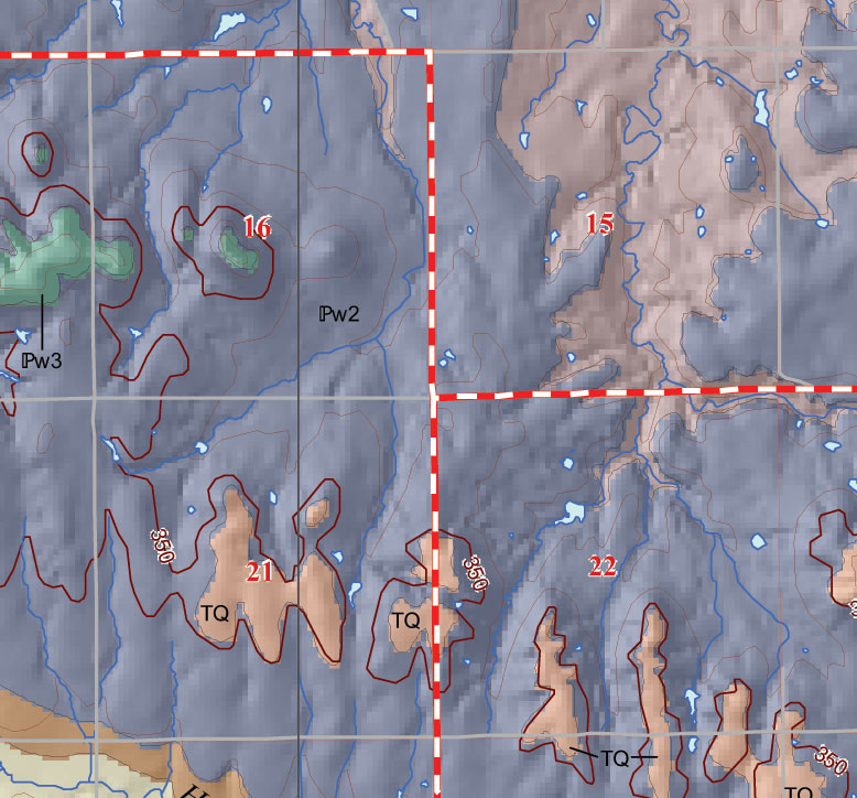 small geologic map
