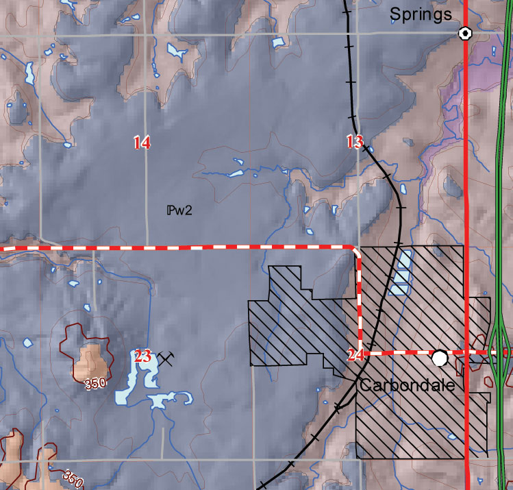 small geologic map