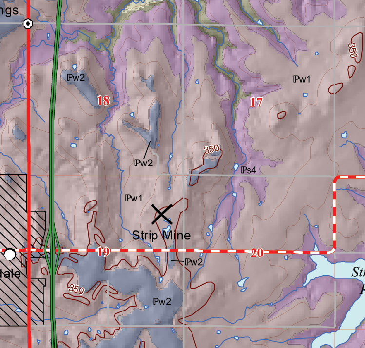 small geologic map