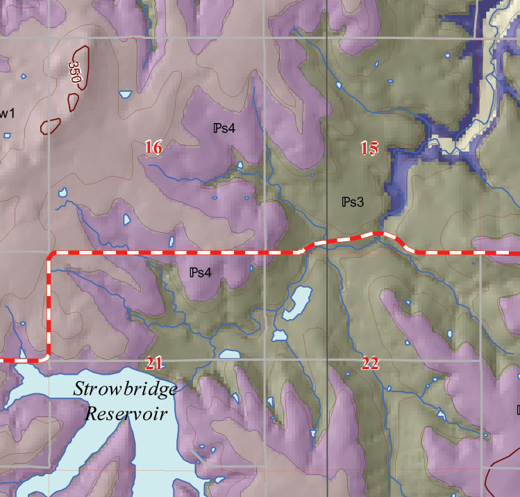 small geologic map