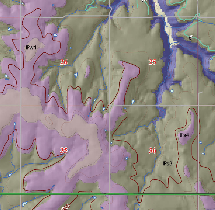 small geologic map