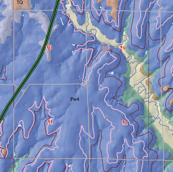 small geologic map