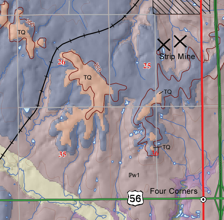 small geologic map