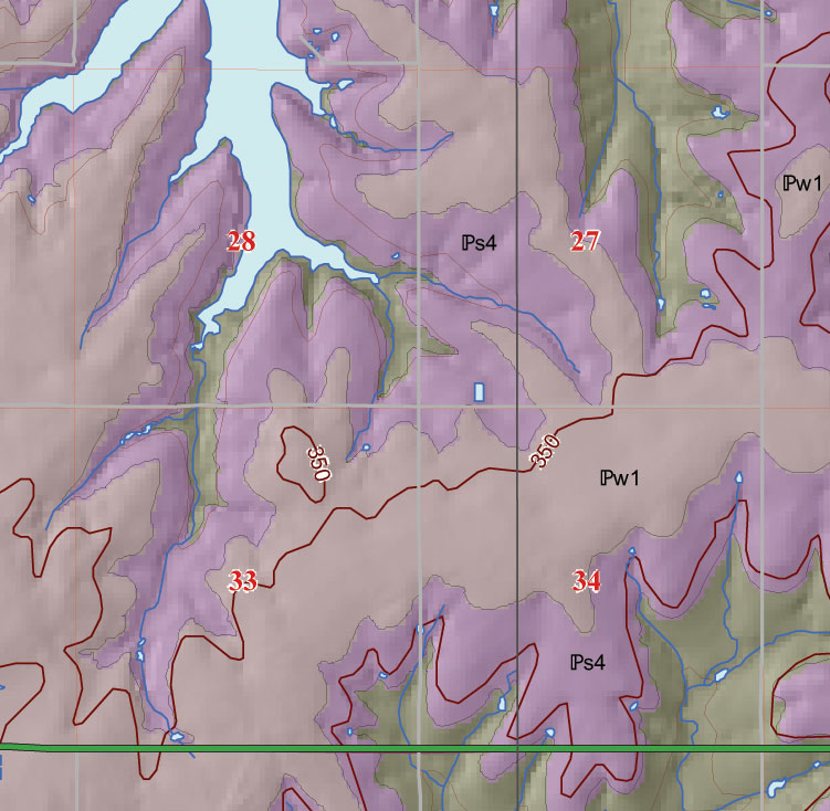 small geologic map