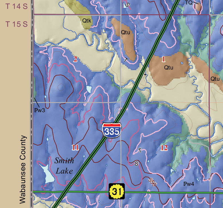 small geologic map